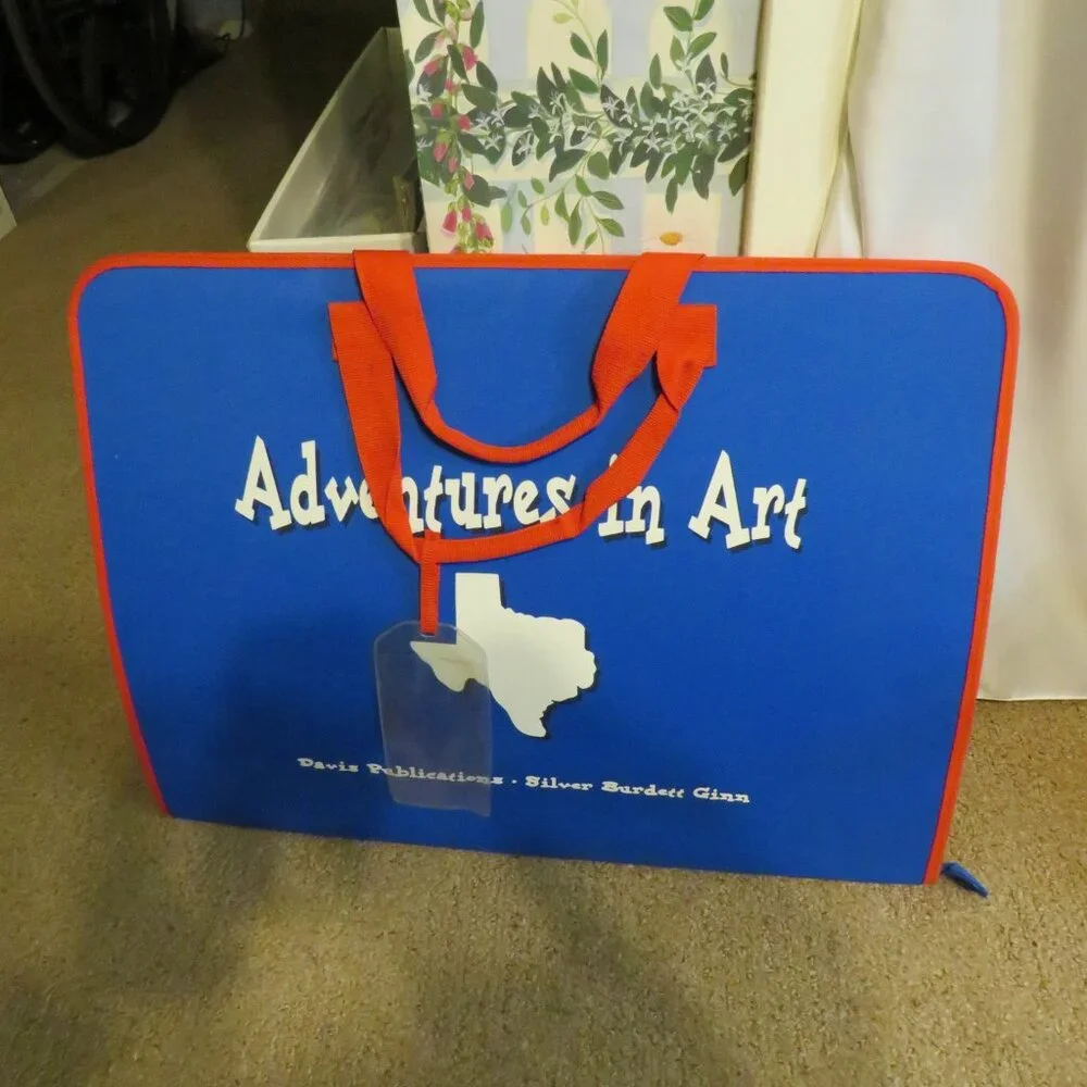 Large Art Storage BAG for Posters with pockets 19x25.5 inches ships flat